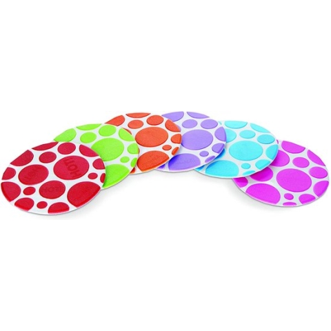 Munchkin Grippy Dots Anti-Slip Badmat Stippen - White Hot™ Technologie Licht op Wanneer te Heet! - Per 6 Stuks