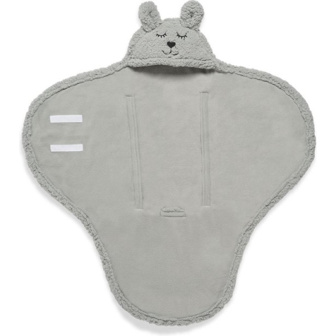 Jollein Wikkeldeken Bunny 100x105cm - Storm Grey