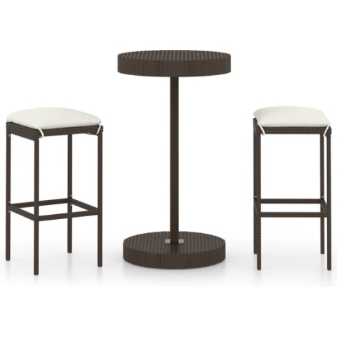 vidaXL-3-delige-Tuinbarset-met-kussens-poly-rattan-bruin