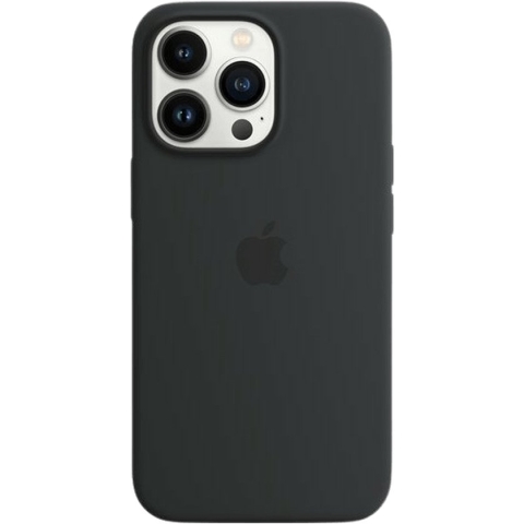 Apple Silicone Backcover MagSafe iPhone 13 Pro hoesje - Midnight