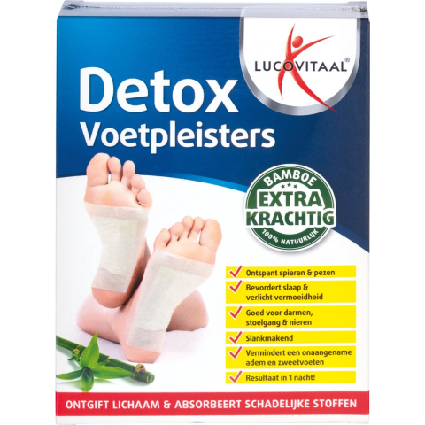 2+3 gratis: Lucovitaal Detox Voetpleisters 10 stuks