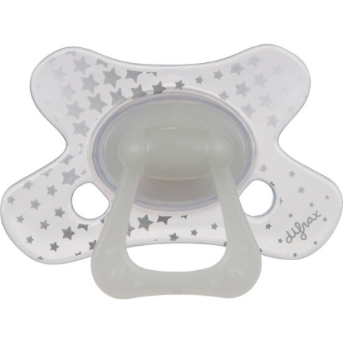 Difrax Fopspeen 18+ Maanden Dental - Glow in the Dark - Orthodontische speen - 1 stuk