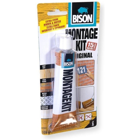 Bison Montagekit Original Bruin - 125 gr