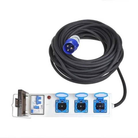 Pro Plus Tent - Vouwwagen Unit 20 meter met Mccb en Rcd