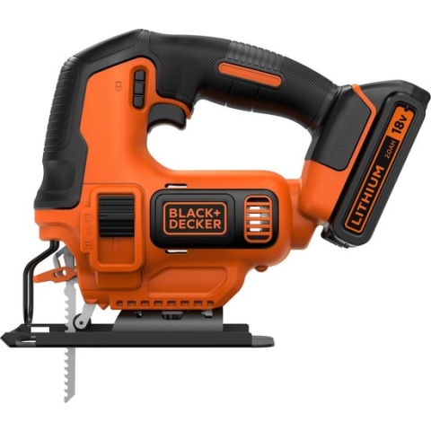 BLACK+DECKER 18V Pendeldecoupeerzaag BDCJS18 - sleutelvrij zaagblad wisselen - T en U aansluiting