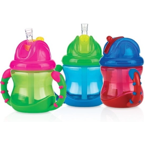 Nuby Flip It Antilekbeker - Rood