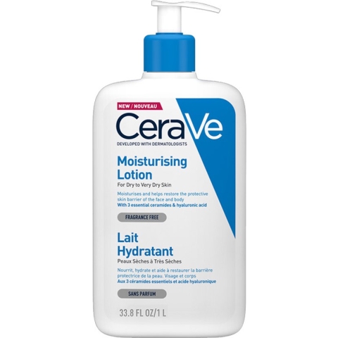 CeraVe Hydraterende Melk - voor Droge tot Zeer Droge Huid- 1000ml