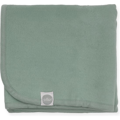 Jollein - Deken Wieg 75x100cm - Wiegdeken, Wiegdekentje, Dekentje Baby - Ash Green