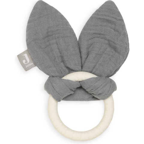 Jollein Bijtring Siliconen Bunny Ears - Storm Grey