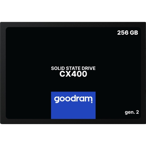 Goodram Interne SSD CX400 - 256GB - GEN.2 SATA III 2,5″ - Solid State Drive