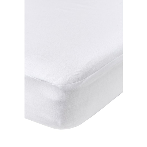 Meyco Baby waterdicht hoeslaken juniorbed - white - 70x140/150cm