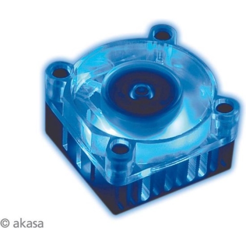 Akasa Chipset cooler with 4cm black fan and double sided thermal bonding tape