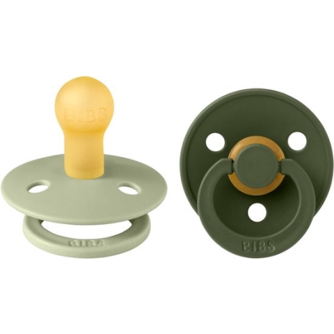 bibs Fopspeen 2 boy green