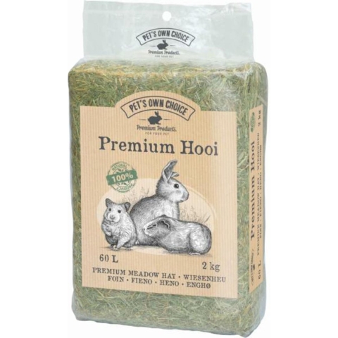 Pet's Own Choice Premium Hooi - Ruwvoer - 2 kg