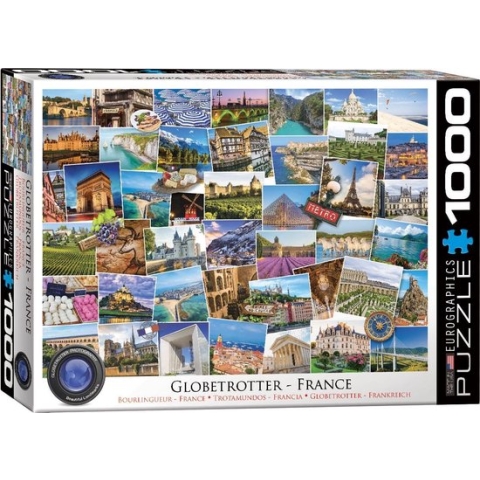 Eurographics puzzel France - Globetrotter - 1000 stukjes