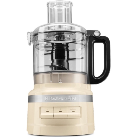 KitchenAid Foodprocessor - Multifunctionele Keukenmachine voor verschillende soorten ingrediënten - Compacte keukenapparatuur voor hakken, snijden, raspen, kneden - 1,7 L, Amandel wit