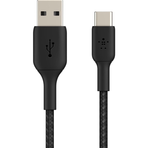 Belkin Braided USB-C naar USB kabel - 1m - Zwart
