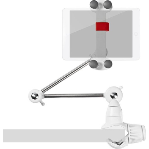 Tablet Standaard - Universeel - Interactief - Metaal / Wit