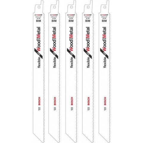 Bosch - Reciprozaagblad S 1122 HF Flexible for Wood and Metal