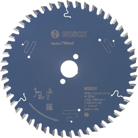 BOSCH 2608644018 Cirkelzaagblad Expert voor hout 160x20 - 48 tanden