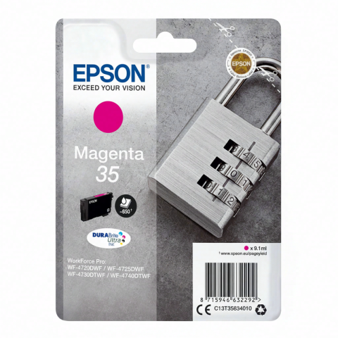 Epson Padlock Singlepack Magenta 35 DURABrite Ultra Ink