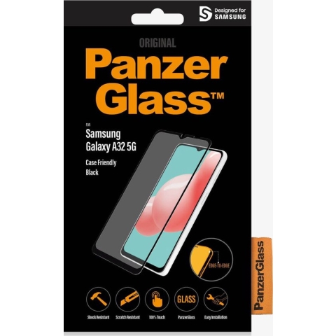 PanzerGlass Samsung Galaxy A32 (2021) 5G - Zwart CF Super + Glass