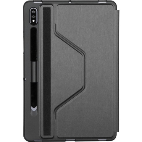 Targus Tablet Hoes Geschikt voor Samsung Galaxy Tab S7 / Tab S8 - Targus Click-in Bookcase - Zwart