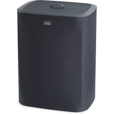 Joseph Joseph Tota Wasmand - 90 L - 2 Compartimenten - Zwart
