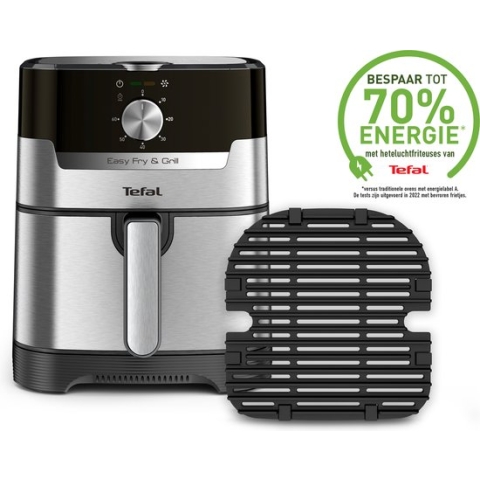 Tefal Easy Fry & Grill 2-in-1 EY501D - Heteluchtfriteuse - Grill - XL