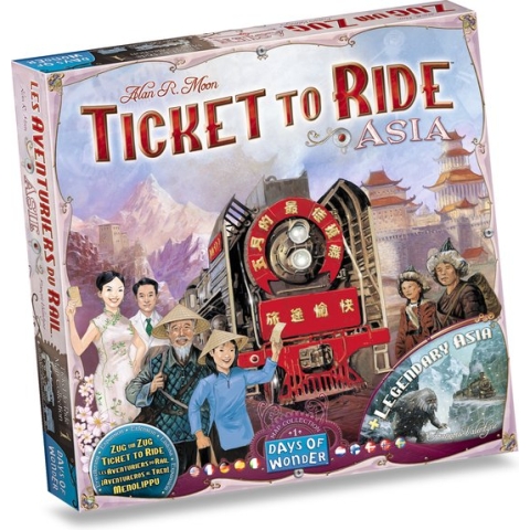 Ticket to Ride Asia - Uitbreiding - Bordspel