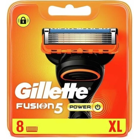 GILLETTE FUSION POWER SCHEERMESJES - 8 STUKS
