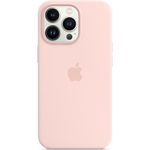 Apple Silicone Backcover MagSafe iPhone 13 Pro Max hoesje - Chalk Pink