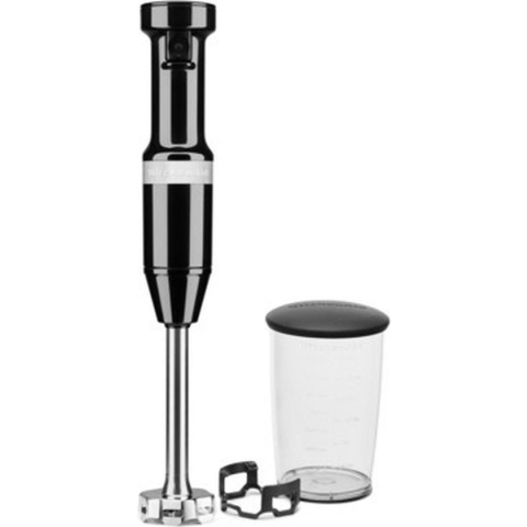 Kitchenaid Classic Staafmixer Professional 20cm - Onyx Zwart - Inclusief Mengbeker 700ml + panbeschermer