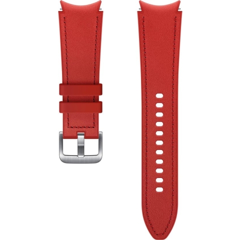 Samsung Hybrid Leather Band - Geschikt voor Samsung Galaxy Watch4 - S/M - Rood