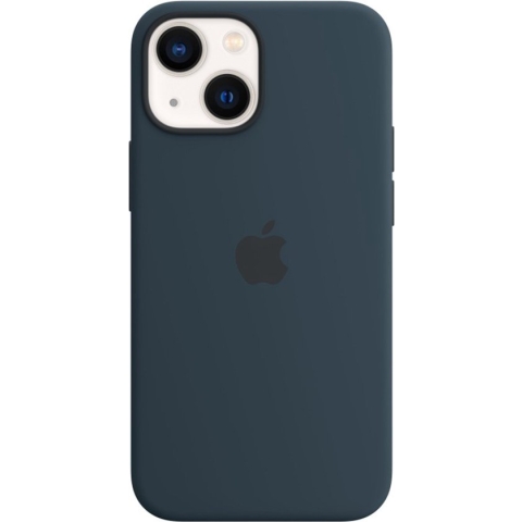 Apple Silicone Backcover MagSafe iPhone 13 Mini hoesje - Abyss Blue