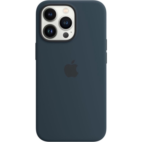 Apple Silicone Backcover MagSafe iPhone 13 Pro hoesje - Abyss Blue