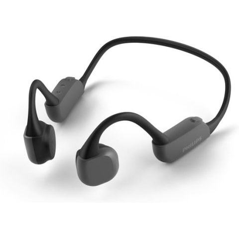 Philips TAA6606 – Draadloze open-ear-sporthoofdtelefoon met Bone Conduction – Zwart