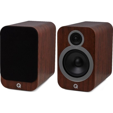 Q Acoustics 3030i Hifi - Boekenplank Luidspreker - Walnoot (per paar)