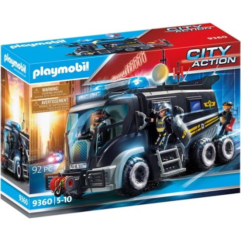 PLAYMOBIL City Action SIE-truck met licht en geluid - 9360