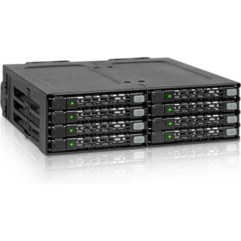 Icy Dock MB998SP-B behuizing voor opslagstations 2.5'' HDD-/SSD-behuizing Zwart