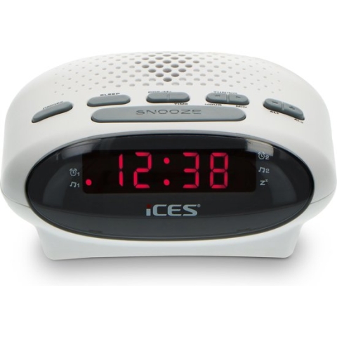 Ices ICR-210 - Wekkerradio - Wit