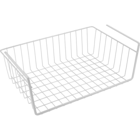 Tomado Metaltex - Hangmand wit - Ophangen zonder boren - Voor in kledingkast - 40 cm breed