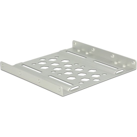 Premium 2,5'' HDD/SSD naar 3,5'' slot montage frame / aluminium / zilver