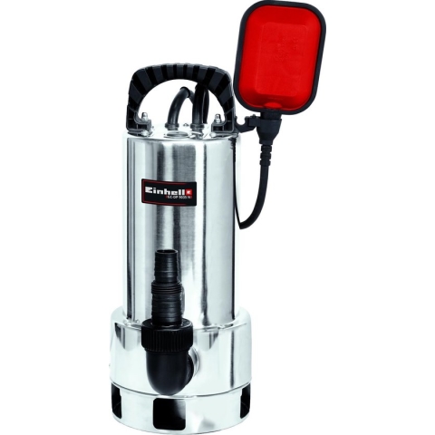 Einhell Elektrische Vuilwaterpomp GC-DP 9035 N - 900 W - 18000 l/u - Vuil tot Ø35 mm - Traploos instelbare vlotterschakelaar - RVS pomphuis