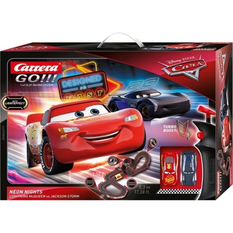 Carrera GO!!! Disney Cars Neon Nights - Racebaan