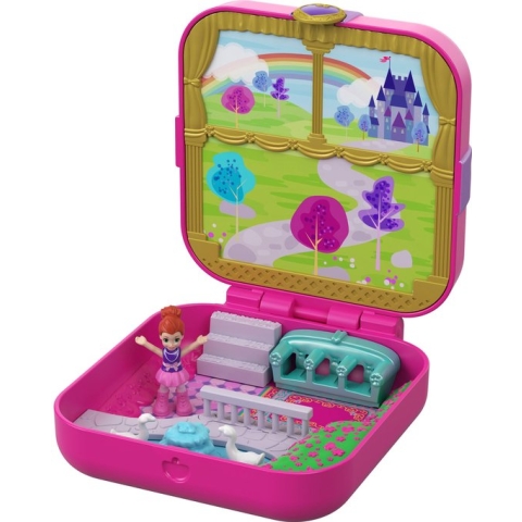 Polly Pocket Geheime Plekken Lila's Droomkasteel - Speelfigurenset