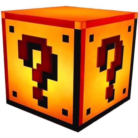 Super Mario Bros: Question Block Tafellamp