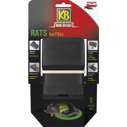 KB Home Defense Kunststof Rattenval - Rattenklem - 1 stuk - Herbruikbaar