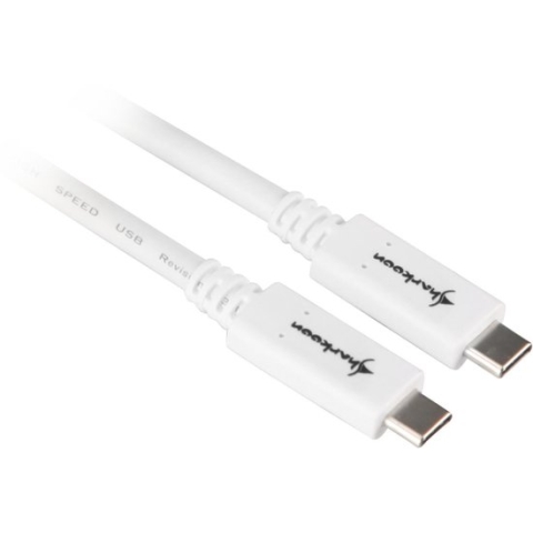 Sharkoon 4044951021178 USB-kabel 0,5 m USB 3.2 Gen 1 (3.1 Gen 1) USB C Wit