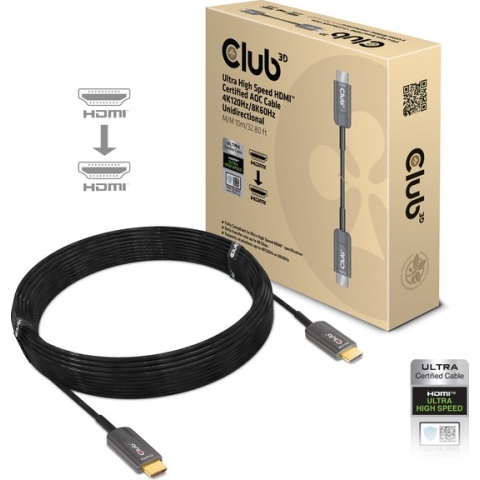 HIGH SPEED HDMI AOC CABLE 8K60HZ 4K120HZ 10M/ 32.80 FT M/M